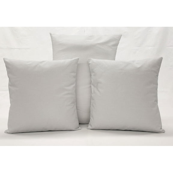Waterproof Canvas Pillowcase / Pillow Cover by Penny's Needful Things (12 x 12) (White)