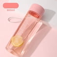 thumbnail image 2 of Water Bottle with Plastic Material Featuring Leakproof, With Handle, Portable in Cute Style for Home Use - New Design Dishwasher Safe Microwave Safe BPA Free Easy to Clean, 2 of 3