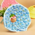 thumbnail image 2 of Cat Cone Collar Cloth Cute Round Flower Cat Recovery Collar Kitten E-Collar, 2 of 10