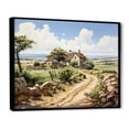 thumbnail image 2 of Designart "Beautiful Vineyard Panorama V" Vineyard Floater Framed Canvas Prints, 2 of 5