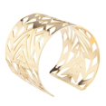 thumbnail image 2 of Lux Accessories Aztec Style Geo Cutout Bracelet Cuff Gold, 2 of 9