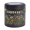 thumbnail image 3 of Sunflower Glow Solar Garden Lantern, Hollow Projection Lighting Design, Waterproof LED Hanging Lamp, Durable Outdoor Wall Decor for Patio, Yard, Fence, Garden and Exterior Home Ornament, A, 3 of 7