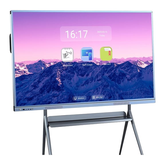 JYXOIHUB Smart Board, 55" 4K UHD Touch Screen Digital Dual OS Whiteboard for Teaching, Presentations and Advertising(Include Wall Mount)