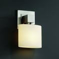 thumbnail image 2 of Justice Design Group Fsn-8707-30-Opal Fusion 6.5" Aero 1 Light Ada Wall Sconce - Nickel, 2 of 2