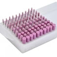 thumbnail image 2 of 100 piezas de cabezal de piedra de pulido, brocas para muela de amoladora, vástago rosa, diámetro de 3 mm, 2 of 13