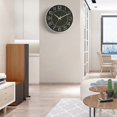 thumbnail image 5 of vnanda 12-inch Round Wall Clock Modern Silent Wall Clock 12 Inch Non-ticking Round Pointer Low Power Quartz Movement Clock for Bedroom Kitchen Office Silent, 5 of 8