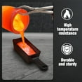 thumbnail image 3 of Nelyrho Cast Iron Ingot Mold Crucible with Handle, 50 oz Loaf Bar Mold for Metal Melting and Casting, 3 of 7