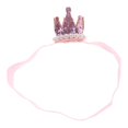 thumbnail image 1 of Tiaras para Bebés y Niñas Gloria para Decoración de Cumpleaños Accesorios para el Cabello Rosa Claro, 1 of 9