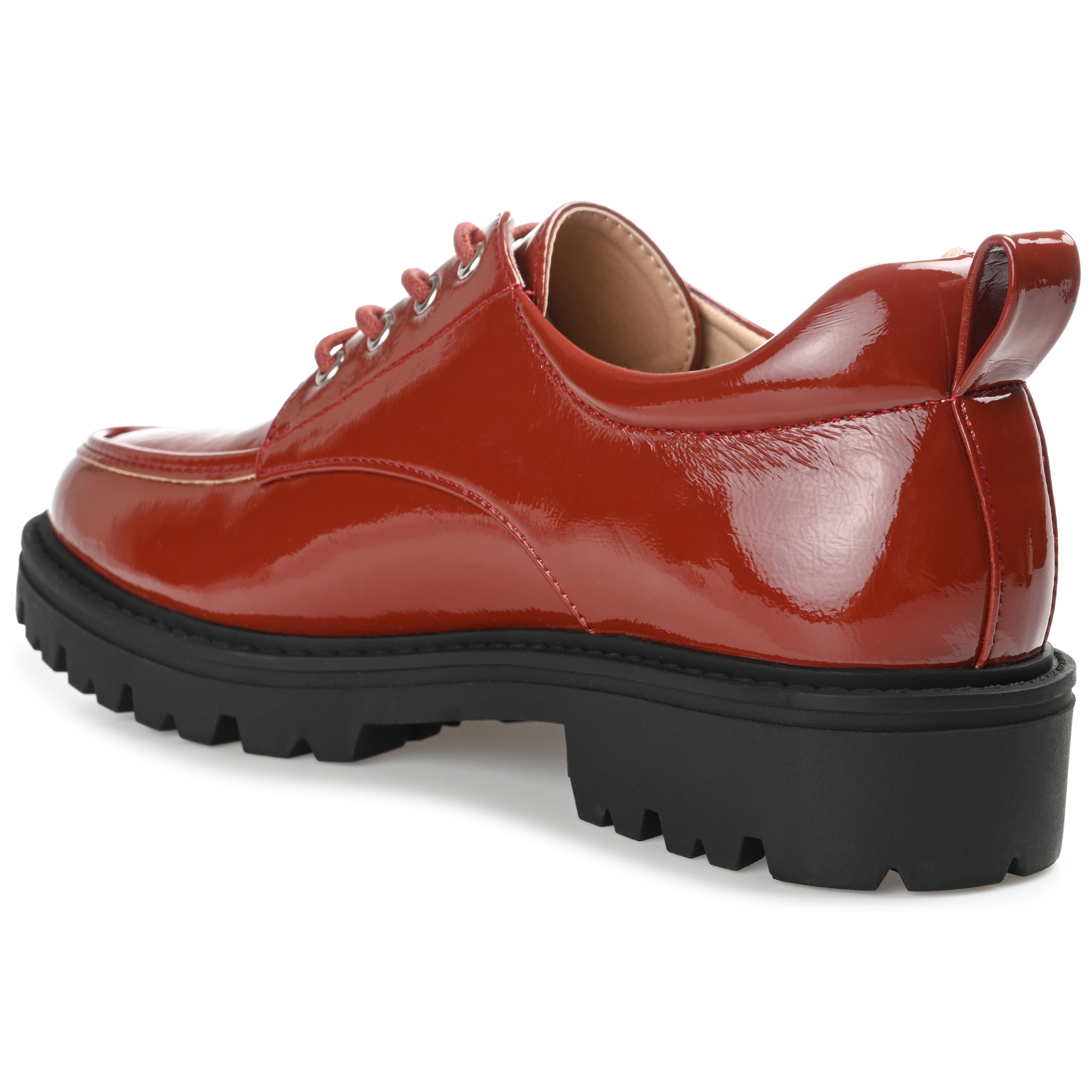 Journee Womens Zina Almond Toe Lace-up Oxford, Widths Available