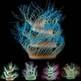 thumbnail image 3 of Walbest 20 30 40 Inches Simulation Coral Sea Anemone Aquarium Decoration Plant Fish Tank Ornament, Changeable Folding Artificial Floating Silicone Décor Landscape, 1Pc, 3 of 7