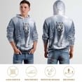 thumbnail image 6 of LAOLIUSN 3D Tiger Graphic Hoodie for Men, All-Over Print Pullover Sweatshirt, Big and Tall Plus Size Streetwear Hoodie with Pocket S-4XL, 6 of 7