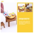 thumbnail image 3 of OUNONA 1 Set Mini Teacup Set Plastic Multi Realistic Teaware Prop for Collectors in DIY Micro Landscapes, 3 of 8