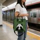 thumbnail image 4 of Cute Pandas Tote Bag For Women Casual Daily Shoulder Bag With Soft Rubber Handles Versatile Companions Gift For Shopping Travel Work, 4 of 6