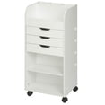 thumbnail image 2 of Honey-Can-Do 3-Drawer Particleboard Craft Storage Cart, White, 2 of 10
