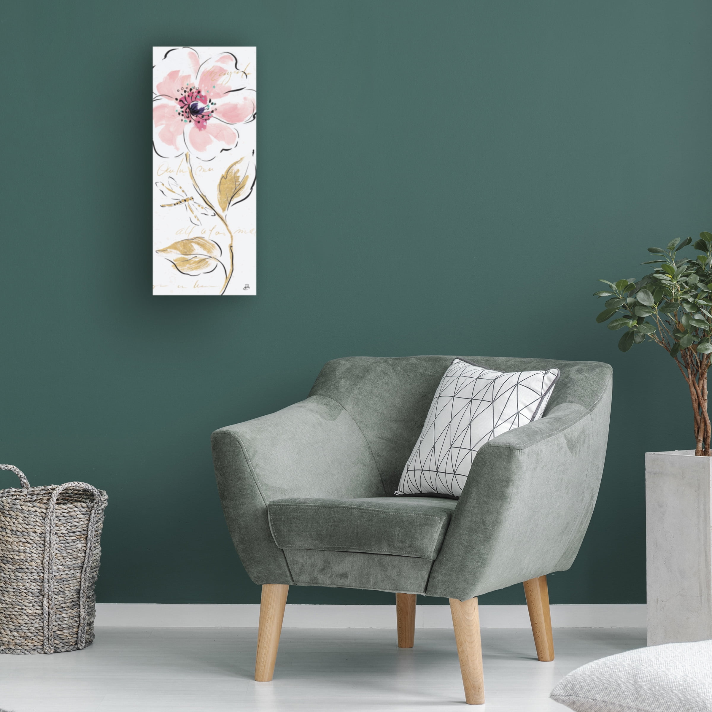 Daphne Brissonnet 'Simply Pink IV' Canvas Art