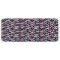 thumbnail image 1 of Abstract Kitchen Mat, Geometric Triangle Shaped Modern in Gradient Tones Image, Plush Decorative Kitchen Mat with Non Slip Backing, 47" X 19", Pale Blue Maroon, by Ambesonne, 1 of 1