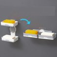 thumbnail image 4 of Jabonera Soporte De Jabón Autoadhesivo Montado En La Pared Sin Taladrar Jabonera Soporte De Esponja Montado En La Pared para Baño Cocina, (Ventosa De Doble Capa), 4 of 4