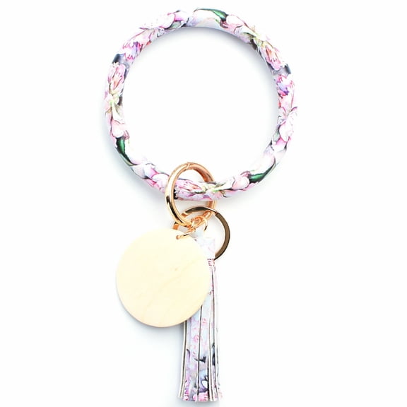 YUEHAO Bracelets Key For Women Beaded Key Chains Ring Wristlet Silkeychain Bangle Cute Bracelet Silicone Bracelets
