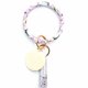 thumbnail image 1 of Llave para las mujeres de cuentas llavero anillo pulsera SilKeychain pulsera pulsera linda pulsera de silicona, 1 of 1