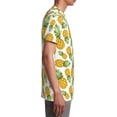thumbnail image 6 of Wukai Pineapple Youth Unisex Short Sleeve T-Shirt for Boys, Girls, Teens, and Kids-Large, 6 of 7