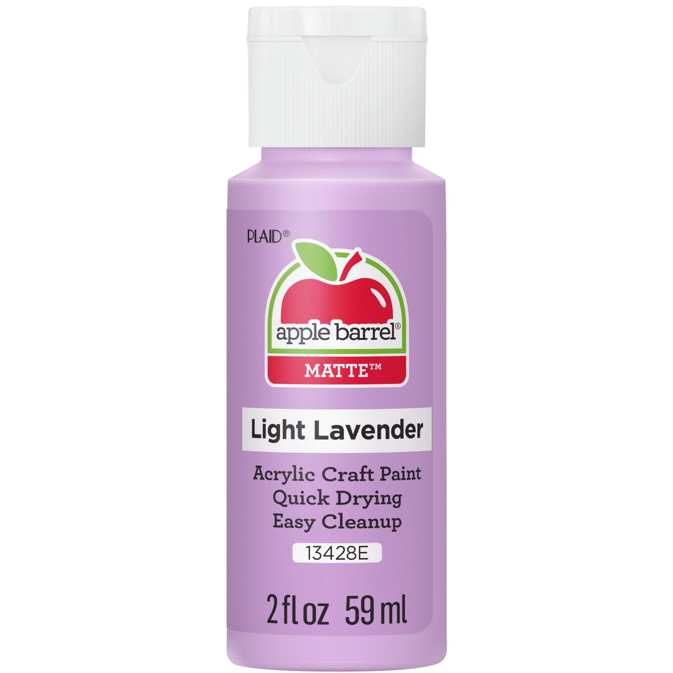 (5 pack) Apple Barrel Acrylic Craft Paint, Matte Finish, Light Lavender, 2 fl oz