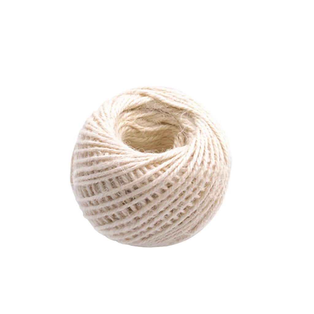 Decoration Rope Rope Braided Jute 50m DIY Clothing Vintage Photo Wall Rope Tag Home DIY