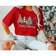 thumbnail image 3 of Christmas Tree Shirt for Women Merry Christmas Printed T-Shirts Short Sleeve Holiday Tee Xmas Gift Tops, 3 of 5