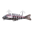 thumbnail image 2 of Señuelo Swimbait multiarticulado, cebo duro de pesca de varias secciones con 2 anzuelos para lubina, trucha, agua dulce y salada1 # YUNYI BRAND Deportes, 2 of 8
