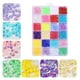 thumbnail image 4 of 3500 piezas de diamantes de imitación Yuyangstore Arte de uñas diamantes de imitación 3D transparente mezclado con Estuche de piedras preciosas Color brillante, 4 of 8