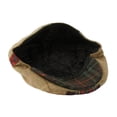 thumbnail image 6 of Herringbone Check Patch Men's Wool Tweed Newsboy Ivy Cap Gatsby Golf Flat Hat, 6 of 23