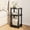 Black, variant on Maliowa 3-Tier Small Side Table, Oval End Table with Spindle Legs, Accent Night Stand with Storage Shelf for Living Room Bedroom Narrow Spaces, White