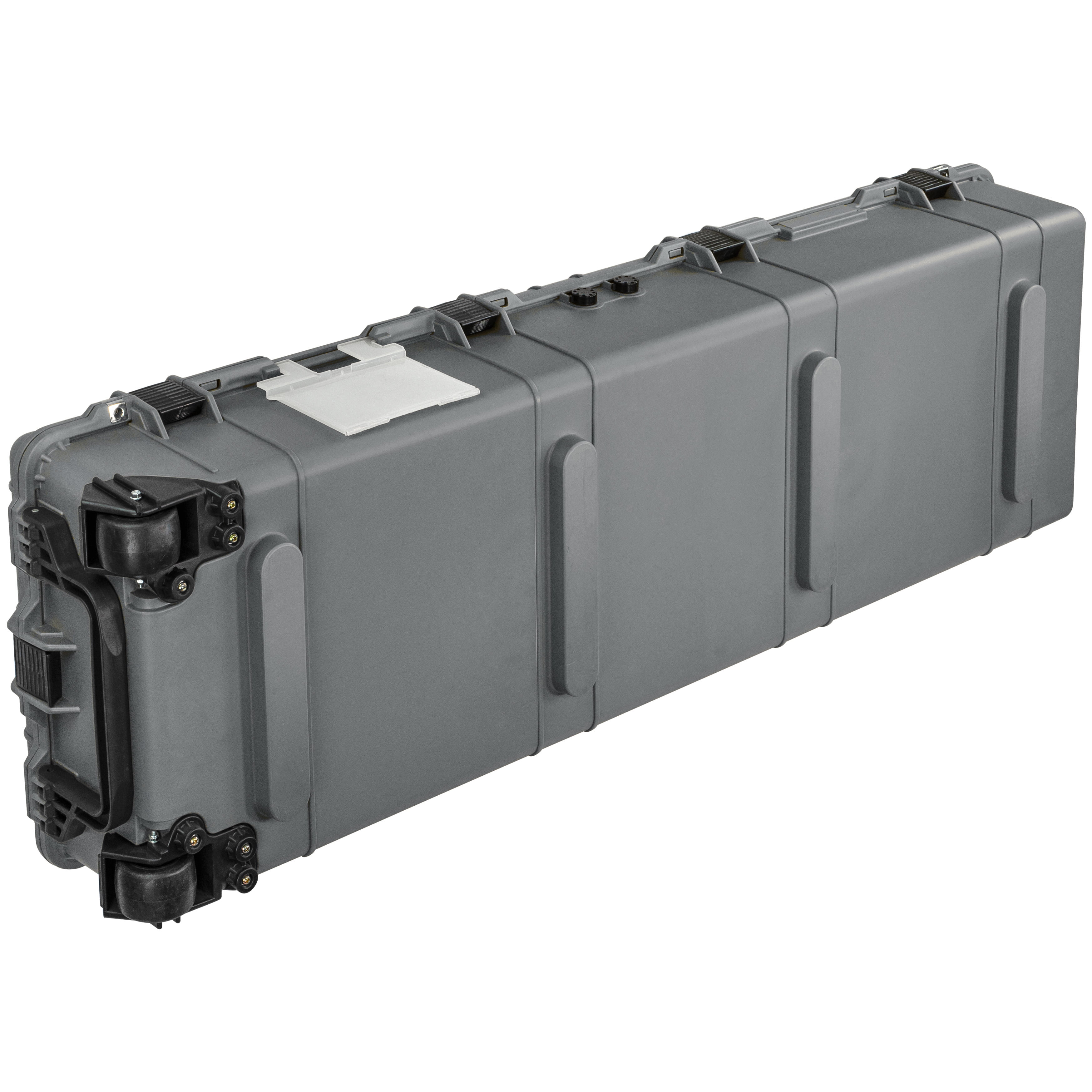 Eylar XXXL 57 Inch Heavy Transport Roller Rifle Hard Case with Foam, Mil-Spec, Waterproof & Crushproof, Auto-Pressure Valve with Lockable Fittings TSA Standards (Gray)