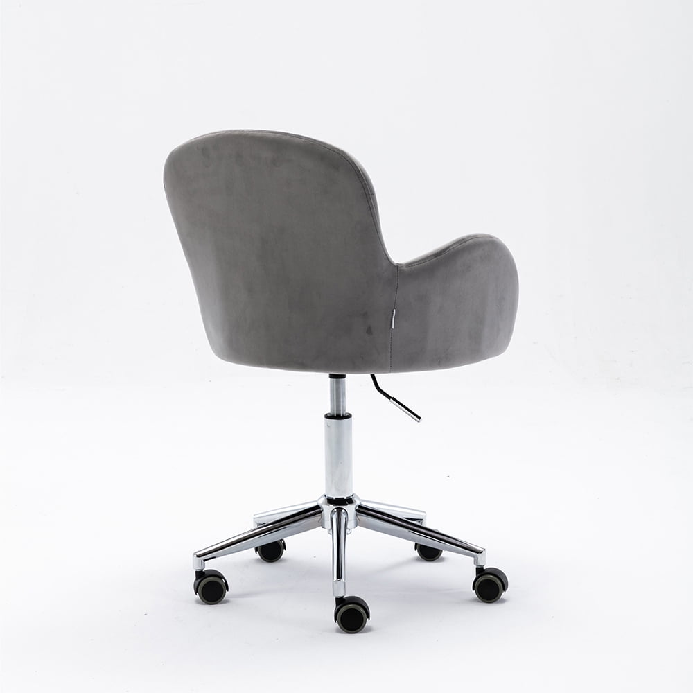 Kepooman Modern Velvet Swivel Accent Chair, Leisure office Chair for Bedroom Living Room, Gray Kepooman Modern Velvet Swivel Accent Chair, Leisure office Chair for Bedroom Living Room, Gray