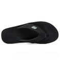 thumbnail image 5 of WOTTE Mens Flip Flops Comfortable Thong Sandals Lightweight Summer Beach Sandals Black Size 8.5, 5 of 7