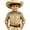 Khaki, variant on Toddler Kids Girls Boys Shirt Tops Long Sleeve Fashion Chest Print Casual Collar Shirt Casual Summer Tees 6-7 Years