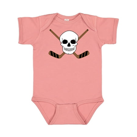 

Inktastic Hockey Sports Funny Skull Gift Baby Boy or Baby Girl Bodysuit