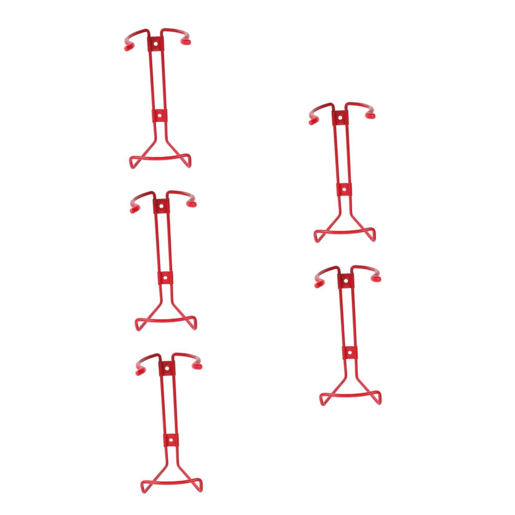 Raindrops 5-Pack Wall Mount Brackets, Iron Holders for Secure Storage and Easy Access (Small)