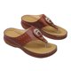 thumbnail image 2 of Chanclas para mujer, sandalias con tiras, toboganes, playa de verano, zapatos de cuña informales, zapatillas/39/marrón Afortunado Sencillez, 2 of 5