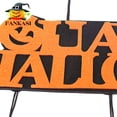 thumbnail image 3 of Happy Halloween Welcome Sign Pumpkin Decoration Wall Door Display Window Hanging Decor, 3 of 3