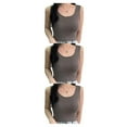 thumbnail image 2 of Minnieouse Lencería Camiseta corta sin mangas Camisola ancha Almohadilla sexy Camiseta con cuello cuadrado Chaleco corto Ropa interior deportiva Type1 NO1, 2 of 6