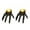 2pc Black, variant on Halloween Spooky Skeleton Hand Candle Flameless Candle Lamp Scary Spooky Candle Halloween Decoration Lights