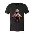 thumbnail image 2 of Wild Bobby Marilyn Monroe Watercolor Love Pop Culture Men Premium Tri Blend Tee, Vintage Black, X-Large, 2 of 5
