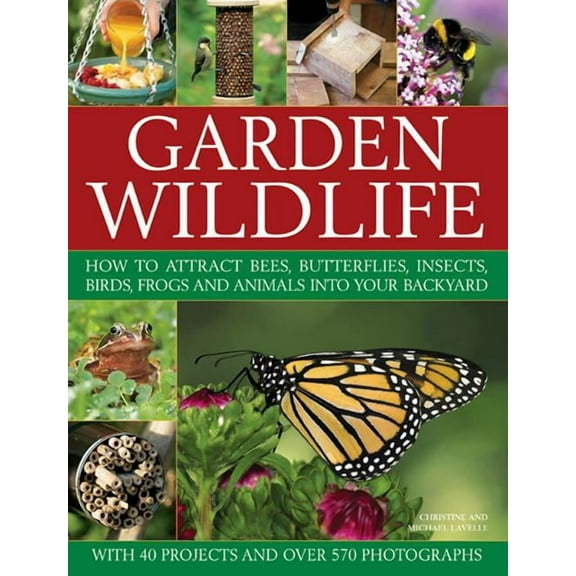 Garden Wildlife : How To Attract Bees, Butterflies, Insects, Birds, Frogs And Animals Into Your Backyard (Paperback)