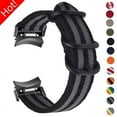thumbnail image 7 of No Gaps Nylon Strap for Samsung Galaxy Watch 6 5 4 40mm 44mm Classic 43mm 47mm Band, 7 of 7