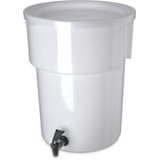 Carlisle 221002 Polyethylene Round Beverage Dispenser, 5 Gallon
