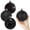 Black, variant on 4 Pack 4" Hanging Ornaments, Christmas Balls, Emerald Green