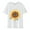White, variant on Women's Sunflower T-Shirts Loose Fit Round Neck Short Sleeve Plus Size Base Tees Cute Graphic Tshirts (XL, White)