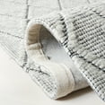 thumbnail image 4 of SAFAVIEH Marbella Aniyah Diamond Area Rug, Light Grey/Black, 4' x 6', 4 of 4