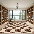 thumbnail image 2 of ODIKA 4'x6' Machine Washable Non-Slip Area Rug, Spotted Fawn Wild Nature Inspired Design High Traffic Rug with Pad, Beige, 901310, 2 of 8