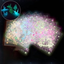 1 Bag 24 Sheets Luminous Square Origami Paper Constellation Pattern 90x90mm for Scrapbooking Craft Decoration Handmade Art Supplies Colorful